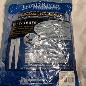 WindRiver Men's Blue Thermal Underwear